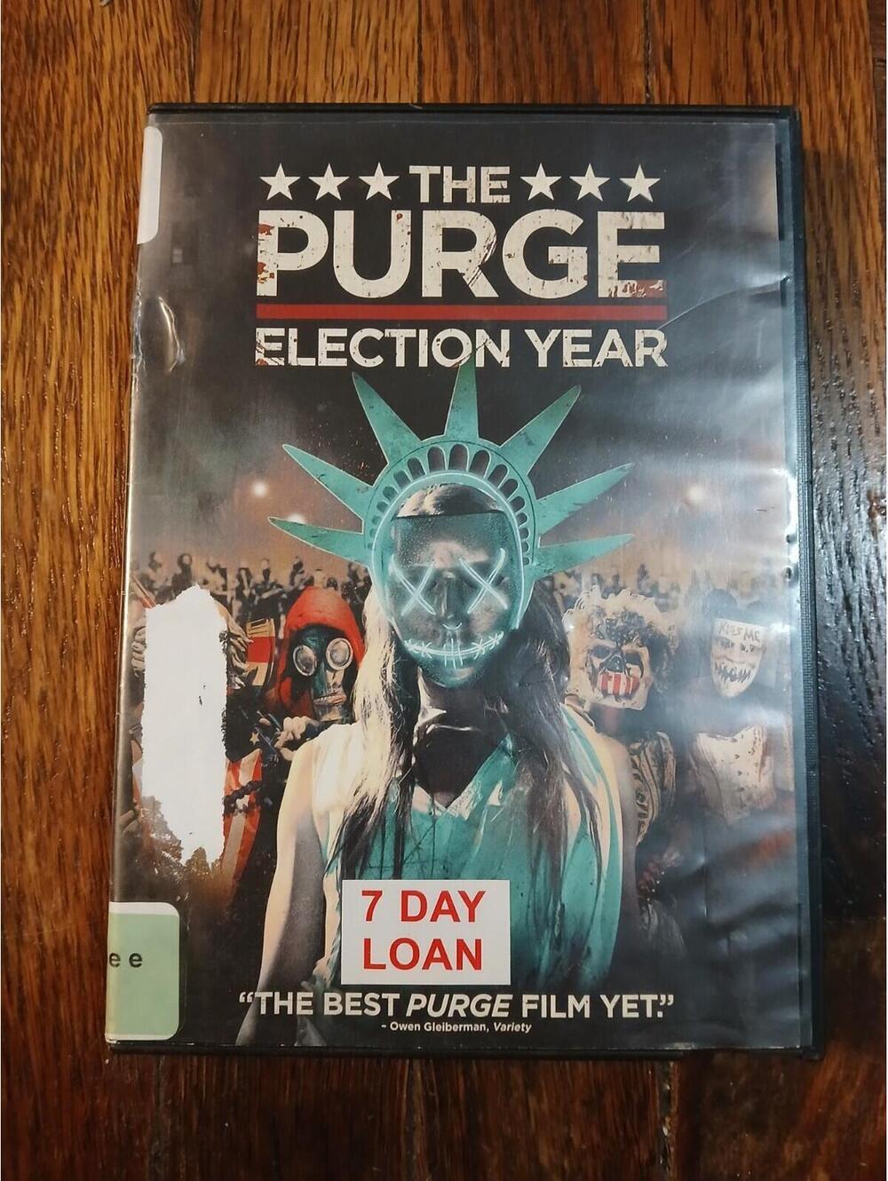 The Purge: Election Year (DVD, 2016)